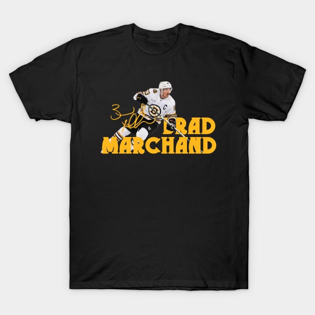 Brad Marchand T-Shirt by CovpaTees